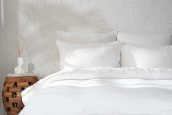 MARTESS NEVRESİM TAKIMI 200X220 4 PRC KREM - 1