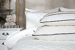 MASSA DAYBED YATAK ÖRTÜSÜ 260X235 TK 4 PRÇ EKRU - 2