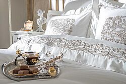 MASSİ NEVRESİM TAKIMI 260X240 KING SIZE 6 PRC KREM-TAŞ - 5