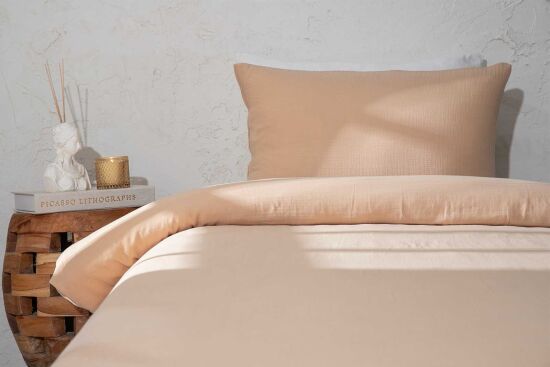 MELANİYS NEVRESİM TAKIMI 160X220 TK 3 PRC BEJ - 1