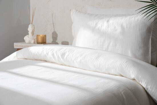 MELANİYS NEVRESİM TAKIMI 160X220 TK 3 PRC KREM - 2