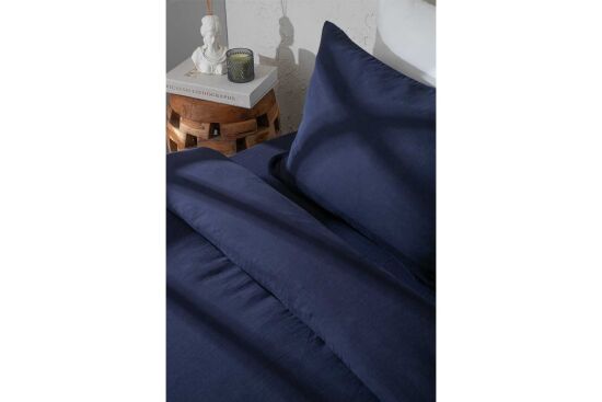 MELANİYS NEVRESİM TAKIMI 160X220 TK 3 PRC LACIVERT - 5