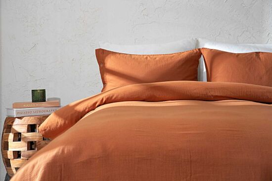 MELANİYS NEVRESİM TAKIMI 200X220 CK 4 PRC KREMİT - 1