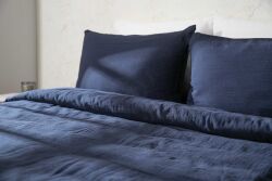 MELANİYS NEVRESİM TAKIMI 200X220 CK 4 PRC LACIVERT - 2