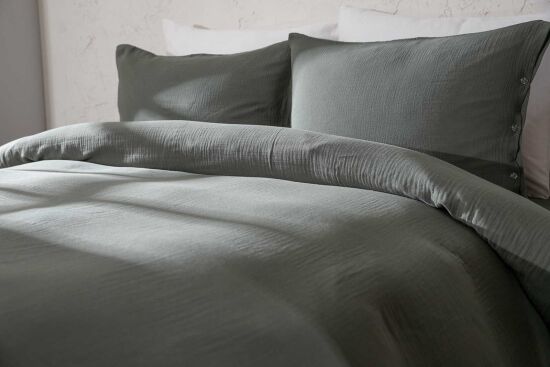 MELANİYS NEVRESİM TAKIMI 200X220 CK 4 PRC YEŞİL - 2