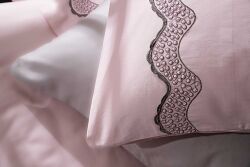 MELİS NEVRESİM TAKIMI 160X220 TK 4 PRC PUDRA-GRİ - 3