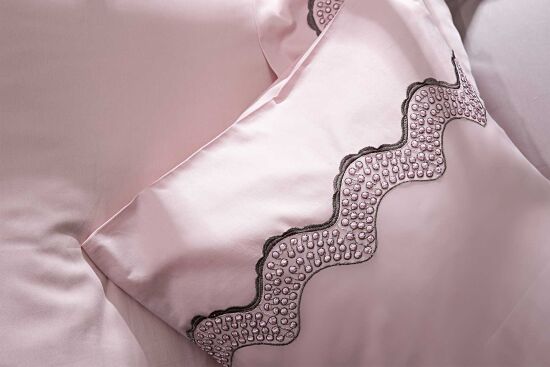 MELİS NEVRESİM TAKIMI 160X220 TK 4 PRC PUDRA-GRİ - 4