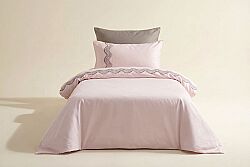 MELİS NEVRESİM TAKIMI 160X220 TK 4 PRC PUDRA-GRİ - KERVAN