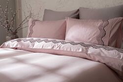 MELİS NEVRESİM TAKIMI 200X220 CK 6 PRC PUDRA-GRİ - 2