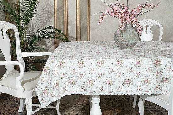 MERLİNCA 140X140 MASA ÖRTÜSÜ MİNT - 4