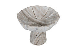 MERMER AYAKLI DEKORATİF KASE-BEJ-20X20X15 CM 2BWN-HSH-01 - 3