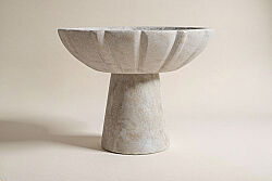 MERMER AYAKLI DEKORATİF KASE-BEYAZ - 20X20X15 CM BWN-HSH-01 - KERVAN