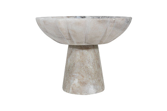 MERMER AYAKLI DEKORATİF KASE-BEYAZ - 20X20X15 CM BWN-HSH-01 - 2