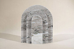 MERMER DEKORATİF AKSESUAR- BEJ - 18.40X15X5.70 CM HDN-1072 - KERVAN