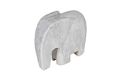 MERMER DEKORATİF FİL -BEJ-20X6.35X18.5 CM HDN-1385B - 3
