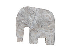 MERMER DEKORATİF FİL-BEYAZ- 20X6.35X18.5 CM HDN-HSH102 - 2