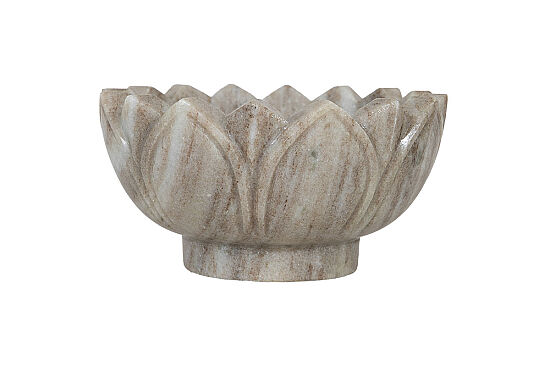 MERMER DEKORATİF KASE-BEJ- 15X15X7.5 CM BWN-475C - 2