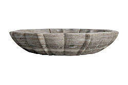 MERMER DEKORATİF KASE-BEJ - 30X30X5 CM BWN-1128A - 2