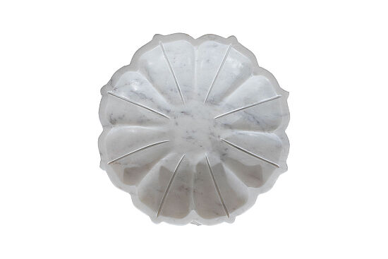 MERMER DEKORATİF KASE - BEYAZ-30X30X5 CM BWN-1128 - 3