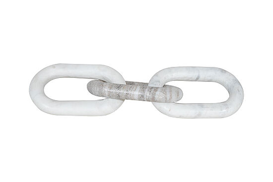 MERMER DEKORATİF ZİNCİR - BEYAZ/BEJ- 24X8.85X2 CM HDN-1105A - 2