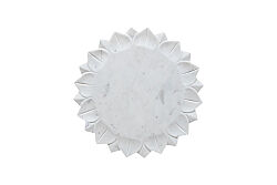 MERMER DÖNEN SUNUMLUK -BEYAZ- 35X35X5 CM LZN-352 - 4