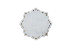 MERMER KEK STANDI - AHŞAP AYAKLI--BEYAZ - 25X25X12 CM CPN-597 - 4