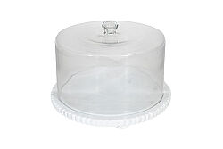 MERMER KEK SUNUMLUK-CAM&BEYAZ-MERMER 30X30X21 CM CDN-HSH-03 - 4