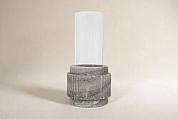 MERMER MUMLUK -CAM & BEJ MERMER- 11.5X11.5X10CM CHN-HSH-04A - KERVAN