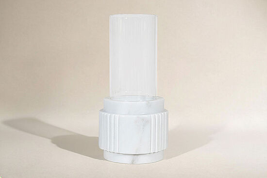 MERMER MUMLUK -CAM & BEYAZ MERMER- 11.5X11.5X10 CM CHN-HSH-02 - 1