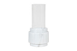 MERMER MUMLUK -CAM & BEYAZ MERMER- 11.5X11.5X10 CM CHN-HSH-02 - 2