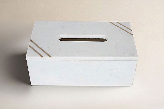 MERMER PEÇETELİK -BEYAZ- 25X10X14 CM-HSH-12 - 1