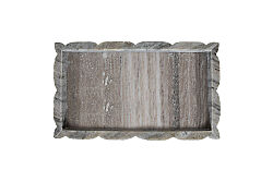 MERMER SERVİS TEPSİSİ-BEJ- 34X20X3.5 CM TTN-719B - 4