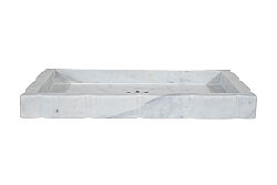 MERMER SERVİS TEPSİSİ-BEYAZ -34X20X3.5 CM TTN-719A - 2