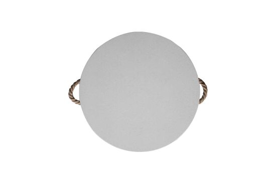 MERMER TABURE/SEHPA BEYAZ YUVARLAK 45x45cm KTA-WD-001 - 2