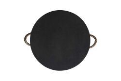 MERMER TABURE/SEHPA SİYAH YUVARLAK 45x45cm KTA-BD-001 - 2