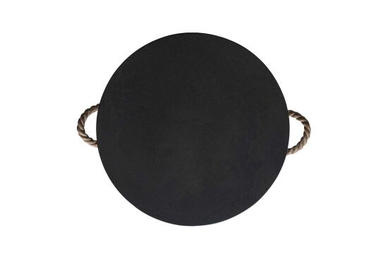MERMER TABURE/SEHPA SİYAH YUVARLAK 45x45cm KTA-BD-001 - 2
