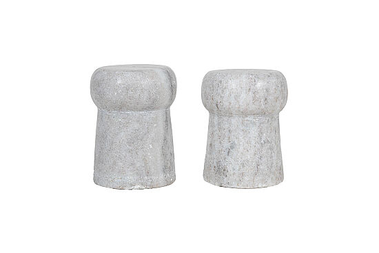 MERMER TUZ & BİBER SETİ-BEJ -5X5X7.62 CM SPN-309 - 2