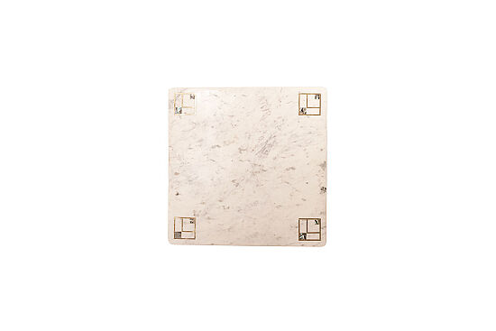 MERMER YAN SEHPA-BEYAZ- 50X50X53 CM TAB-097D - 5