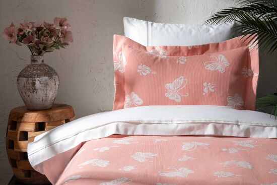 MERONİS PİKE-YATAK ÖRTÜSÜ 170x240 2 PRC PEMBE - 1