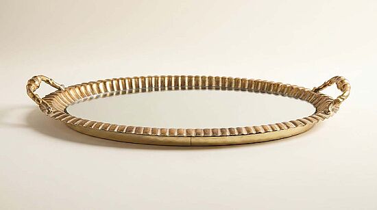 METAL AYNALI TEPSİ 41.5x27x5.5 CM T240135S0E515 - 1
