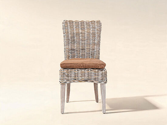MILAN SANDALYE BEYAZ 48x58x100cm - 1