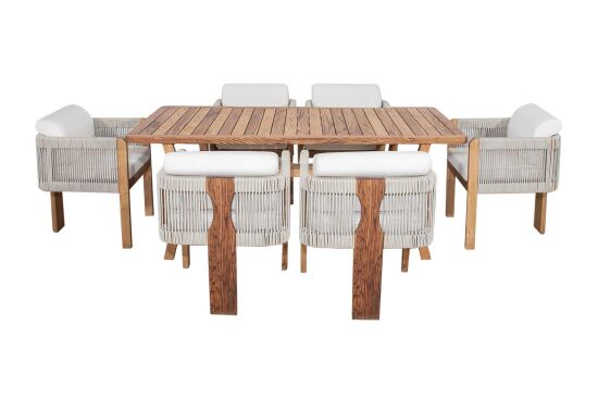 MİNA YEMEK MASA + 6 ADET SANDALYE - 1