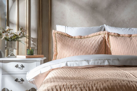 MİNERVA PİKE - YATAK ÖRTÜSÜ 240x250 3 PRC SOMON - 1