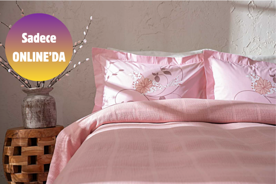 MİSSY PİKE SET 230x250 CK 4 PRC PEMBE - 1