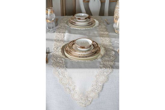 MOCCA RUNNER KREM 40x160cm - 1