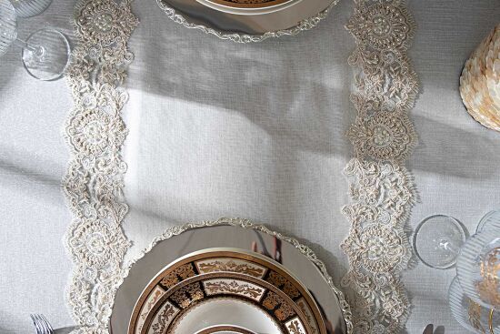 MOCCA RUNNER KREM 40x160cm - 4