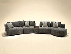 MODICA KÖŞE KOLTUK KAHVE 130x400x87cm (MONTARO 24294-15) - KERVAN