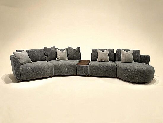 MODICA KÖŞE KOLTUK KAHVE 130x400x87cm (MONTARO 24294-15) - 1