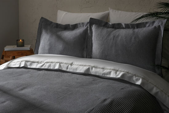 MOKAS PİKE TAKIMI 240x250 3 PRC LACIVERT - 2