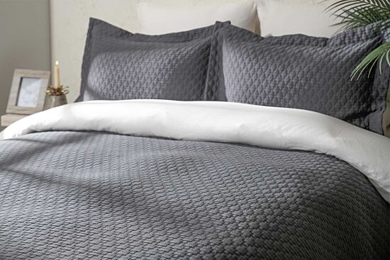 MORİNA PİKE-YATAK ÖRTÜSÜ 240x250 3 PRC LACİVERT - 2